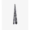 Corbata de seda con estampado de cuadros