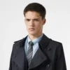 Corbata de seda con rayas icónicas de corte clásico