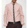 Corbata estrecha de seda a cuadros