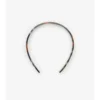 Diadema de acetato con estampado