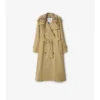 Gabardina Castleford con cuello largo a cuadros como Trench Coat