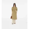 Gabardina Castleford con cuello largo a cuadros como Trench Coat