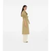 Gabardina Castleford con cuello largo a cuadros como Trench Coat