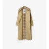 Gabardina Castleford con cuello largo a cuadros como Trench Coat