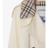 Gabardina Castleford de largo medio con cuello a cuadros como un Trench Coat