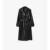 Gabardina Castleford larga de piel