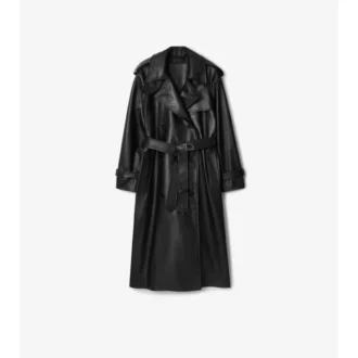 Gabardina Castleford larga de piel
