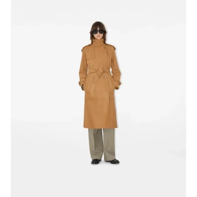 Gabardina Castleford larga de piel