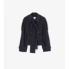 Gabardina corta de lona Trerose Trench Coat