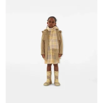 Gabardina de algodón con capucha