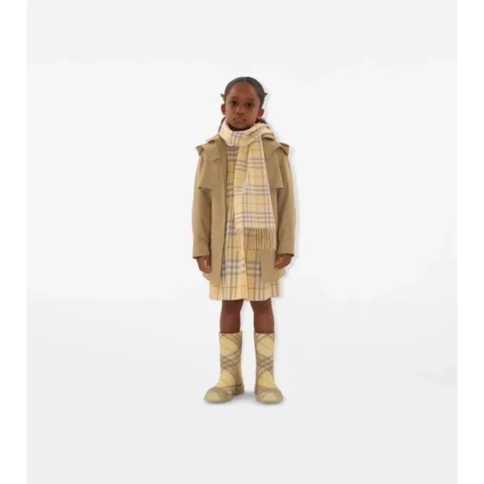 Gabardina de algodón con capucha