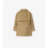 Gabardina de algodón con capucha