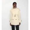 Gabardina Fitzrovia corta de algodón ligero Trench Coat