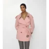 Gabardina Fitzrovia corta de algodón ligero Trench Coat