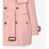 Gabardina Fitzrovia corta de algodón ligero Trench Coat