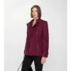 Gabardina Foxfield corta de encaje con estampado de cachemira