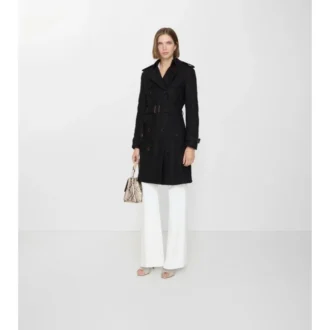 Gabardina Foxfield de largo medio con encaje de cachemira