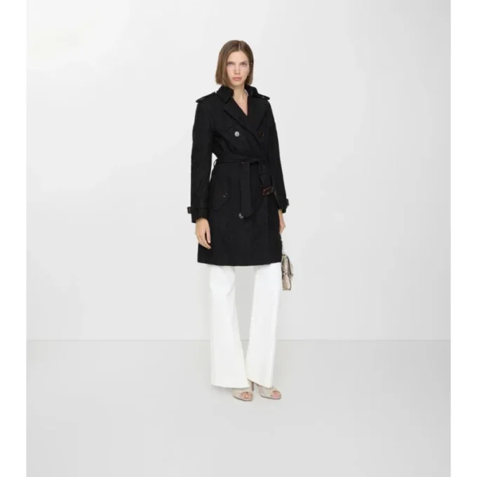Gabardina Foxfield de largo medio con encaje de cachemira