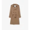 Gabardina Foxfield larga de algodón y seda