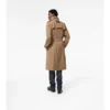 Gabardina Foxfield larga de algodón y seda