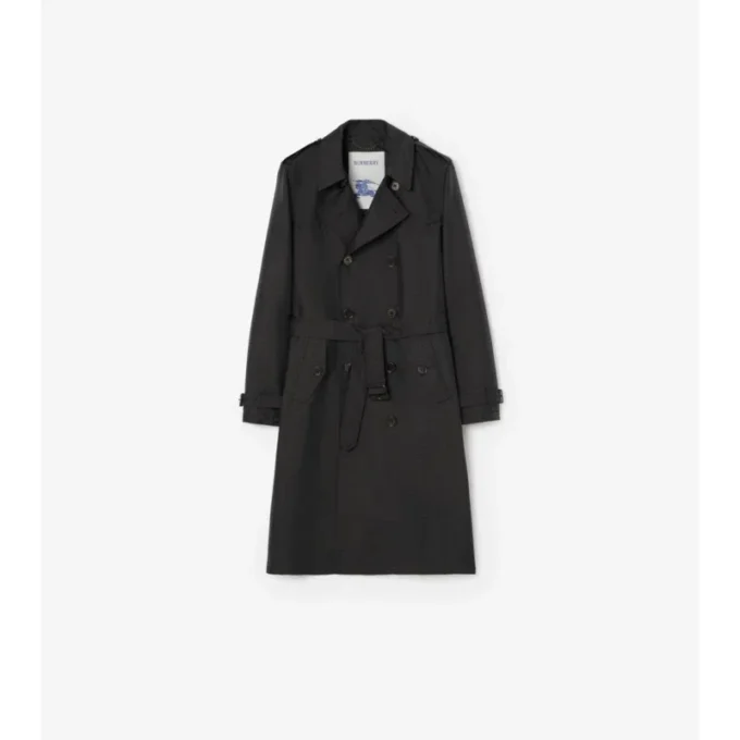Gabardina Foxfield larga de mezcla de nailon con estampado geométrico
