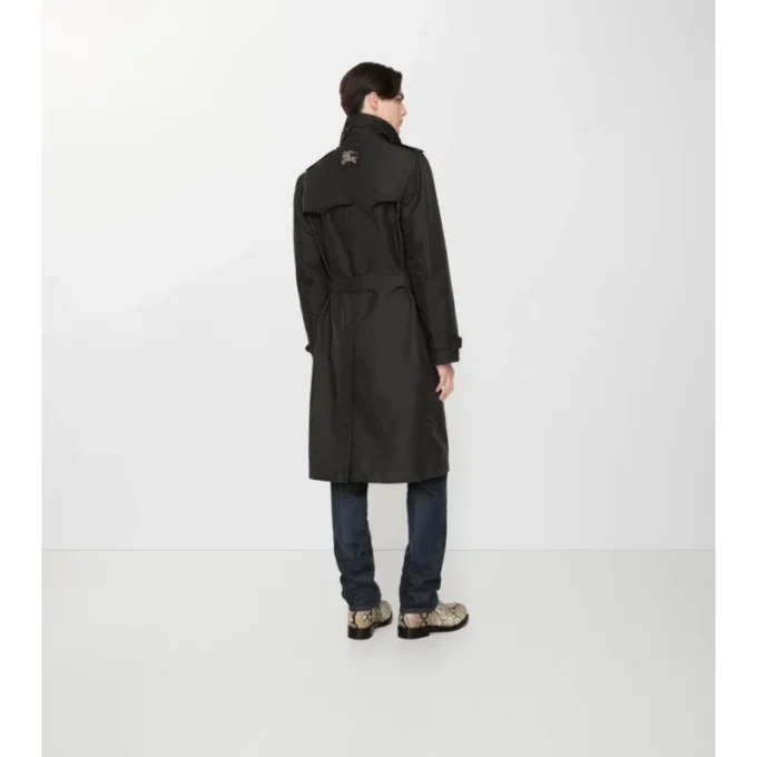 Gabardina Foxfield larga de mezcla de nailon con estampado geométrico