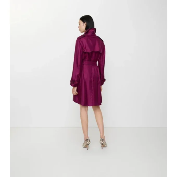 Gabardina Foxfield larga de seda