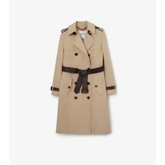 Gabardina Foxfield larga de seda y algodón