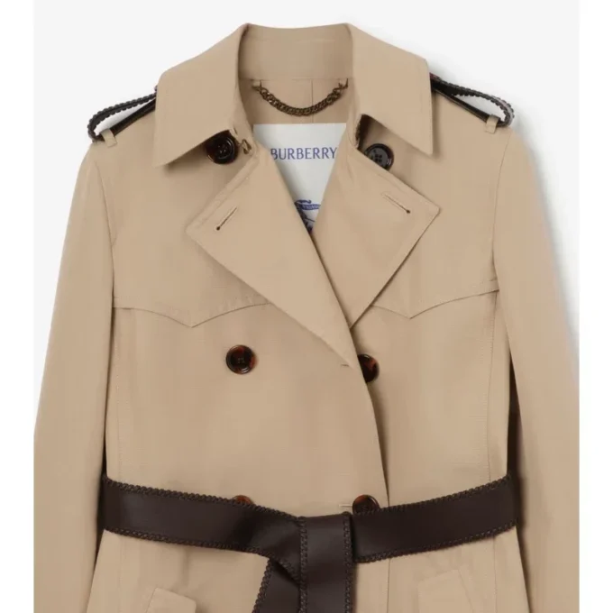 Gabardina Foxfield larga de seda y algodón