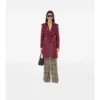 Gabardina Kensington de cuero de largo medio