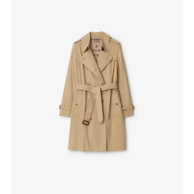 Gabardina Kensington Heritage Trench Coat de largo medio