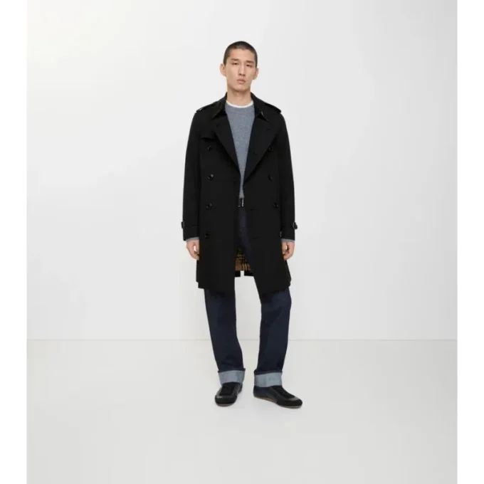 Gabardina Kensington Heritage Trench Coat de largo medio