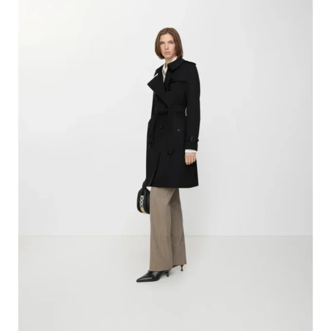 Gabardina Kensington Heritage Trench Coat de largo medio
