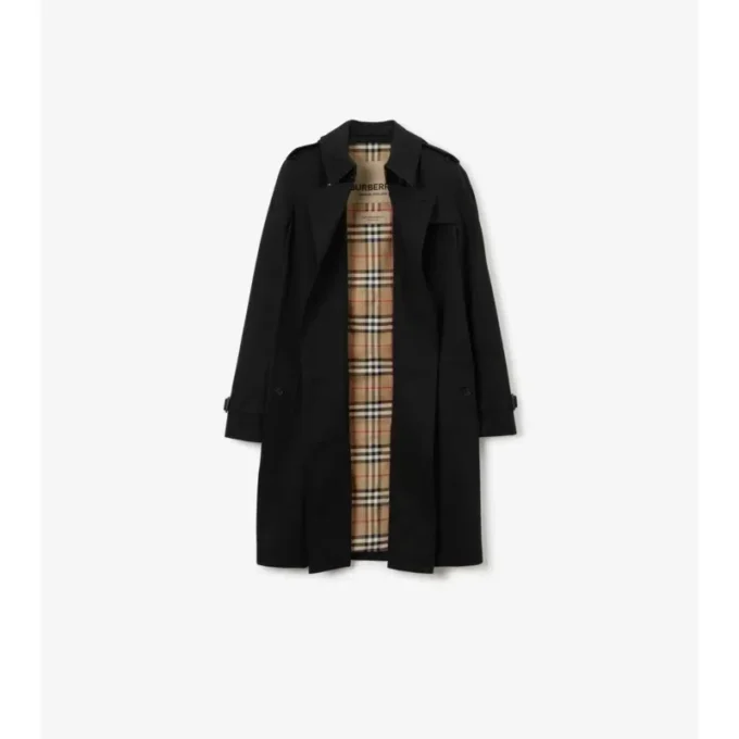 Gabardina Kensington Heritage Trench Coat de largo medio