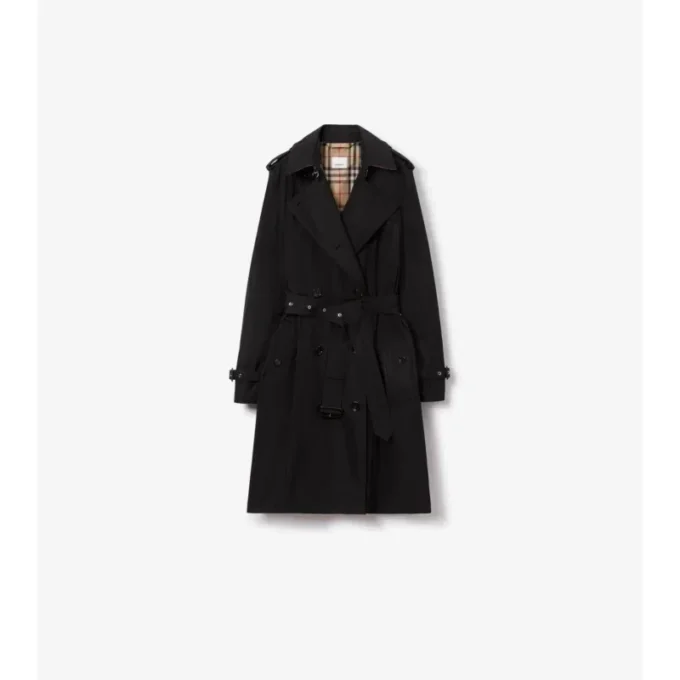 Gabardina Kensington ligera de largo medio