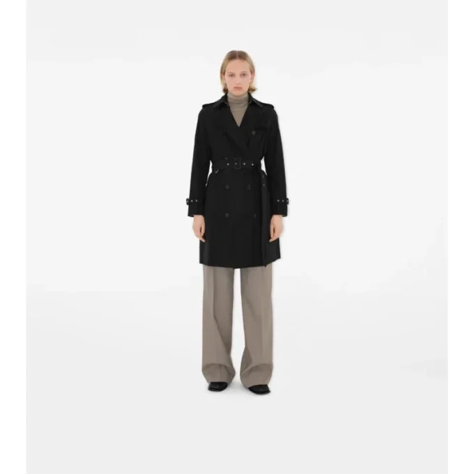 Gabardina Kensington ligera de largo medio