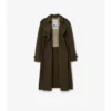 Gabardina larga de algodón ligero Trench Coat