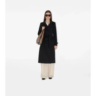 Gabardina larga de cachemira Kensington Trench Coat