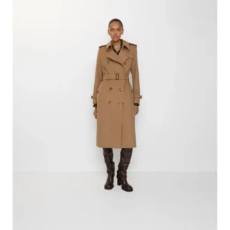 Gabardina larga de cachemira Kensington Trench Coat