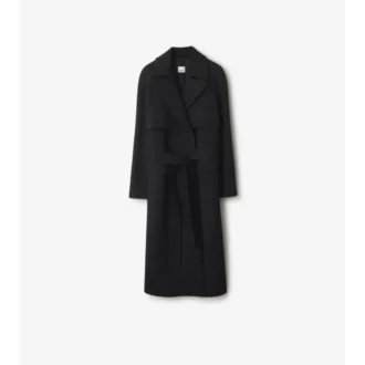 Gabardina larga de lana y cachemira Trench Coat