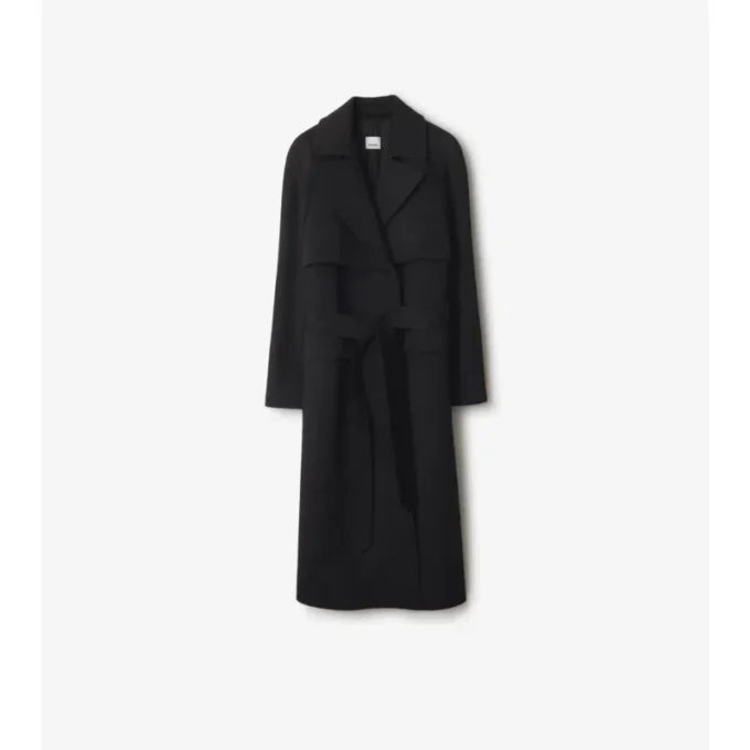 Gabardina larga de lana y cachemira Trench Coat
