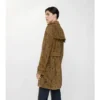 Gabardina Lawshall de ante con estampado de cachemira, de largo medio