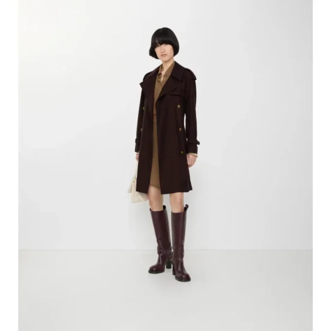 Gabardine Castleford de largo medio Trench Coat