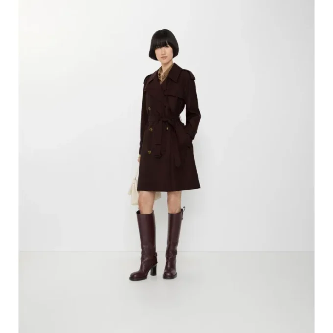 Gabardine Castleford de largo medio Trench Coat
