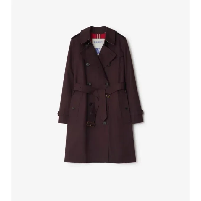 Gabardine Kensington de longitud media