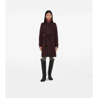Gabardine Kensington de longitud media