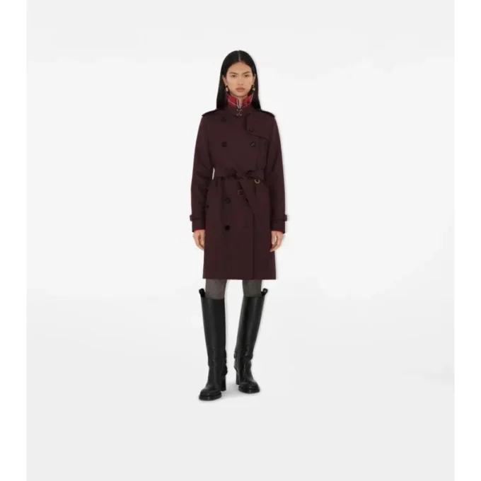 Gabardine Kensington de longitud media
