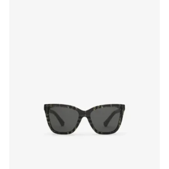 Gafas de sol cuadradas con estampado de cuadros