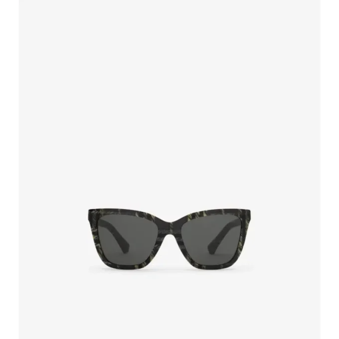 Gafas de sol cuadradas con estampado de cuadros