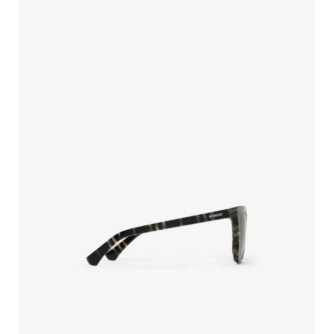 Gafas de sol cuadradas con estampado de cuadros